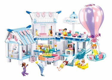 Sluban M38-B0929 Sea View Pool Villa, Multicolored