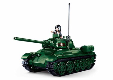 Sluban ModelBricks - T34-85 Tank 497 Pieces