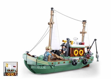 Sluban Klemmbausteine M38-B1119 MODELBRICKS-Fishing Boat