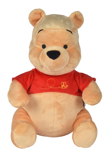 Disney Winnie The Pooh, 25 cm Plush Toy, Pooh Bear, from The First Months of Life