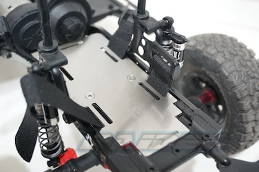 Stainless Steel Rear Upper Extend Battery Holder Plate for Axial 1/10 SCX10 II AX 90046 90047