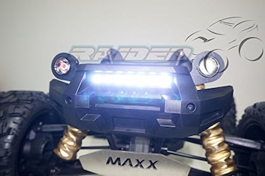 Front Bumper LED Lamp Lighting System (White) for 1/5 Traxxas 6S 8S X-MAXX 77076-4