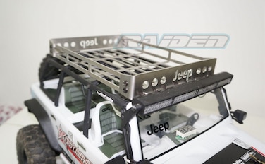 1/10 RC Crawler Truck Roof Luggage Tray Rack for SCX10 Wrangler 90035 90027 90028 90047 90046