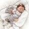 Zero Pam Realistic Reborn Baby Dolls Boys 20 Inch Real Life Baby Dolls That Look Real Lifelike Reborn Baby Doll Full Body Silicone Vinyl with Hair (Sleeping Boy) (Girl)