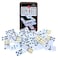 Offelec Double Six Dominoes, 28 Tile Colored Dots Domino Game Set with Tin Box, Classic Family Board Games for Kids, Adults and Families for 2-4 Players
