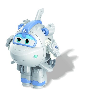 Super Wings EU740054 Transform-A-Bots 2" Character Supercharged Astra, White &amp; Blue