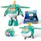 Super Wings 5" Transformer Toys Tino &amp; Mini Tino Pet, 3 in 1 Transforming Dinosaur Airplane Robot, Educational Action Figure for Boys Girls Age 3+, Dinosaur Toy for Preschool Play
