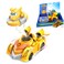 Alpha Group Super Wings Golden Boy Spinning Battling Tops &amp; Cars Toys, Yellow Car Toys for Kids Age 3+, Little People Race Toy Cars for Boys and Girls, Best Gifts for Kids Boys Girls