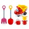 Beach Toys Sand Toys - Super Wings Toys Playset - Beach Toys for Kids Age 3-5 - Sandbox Toys 6 Pieces Including Shovel, Rake, Watering Can, Sand Trucks Set and 2 Sand Molds