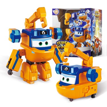 Super Wings Transformer Toys, 5 in Marty Airplane Transformer Figures Toys, 2 in 1 Mode Rescue Bots Action Figure Toys for 3-5 Year Old Boys Girls, Fun Plane Toys for Toddlers Kids Age 3 4 5 6 7