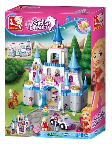 Sluban M38-B0610 Sapphire Castle, Multi-Colors