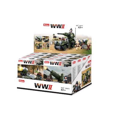 Sluban M38-B0678 Wii-4 in 1 Army Display Box (8 Pieces)