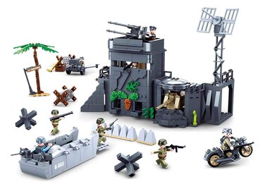 Sluban M38-B0861 Army Wii-The Atlantic Wall, Multicoloured