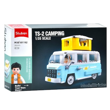 Sluban Camping-Bus mit Dachzelt M38-B1192