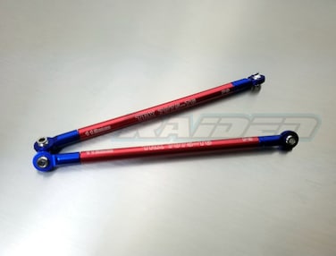Raidenracing Aluminum Push Rod with Alloy Rod End Replace 5318X 5319X for 1/10 E-REVO Summit 1pr