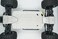 Stainless Steel Chassis Front Center Rear Skid Plate Set fits Arrma 1/10 Big Rock Crew Cab V3 Typhon 3S - Standard Version