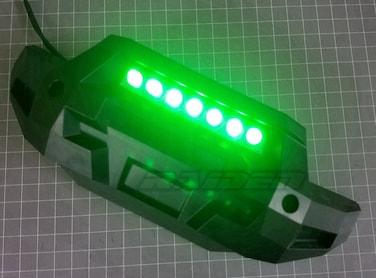 Front Bumper LED Lamp Lighting System (Green) for 1/5 Traxxas 6S 8S X-MAXX