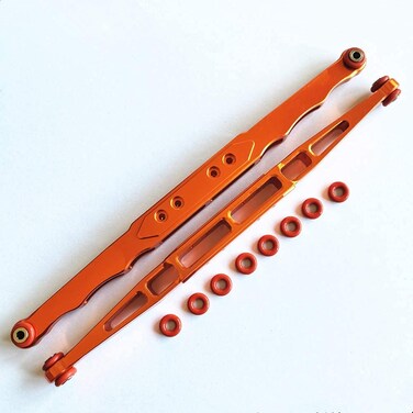 Rear Trailing Arms Lower Linkage Orange for 1/7 Unlimited Desert Racer UDR Aluminum 8544