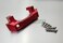 Raidenracing Aluminum Front Bumper Upper Servo Relocation Mount Silver for TRX-4 Defender - RED