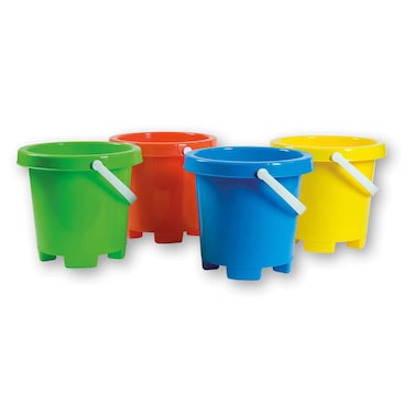 Simba Androni Giocattoli-AND0407-0000 Empty Bucket Tower D.19 cm, Multicoloured, AND0407-0000