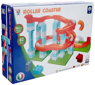 Simba 104114486, Marble Run, 62 Pieces, for Children Aged 4 and Over, 3 Balls, Length: 160 cm.