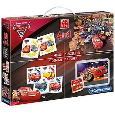 Clementoni Cars 3 SUPERKIT 4 in 1 - Vario