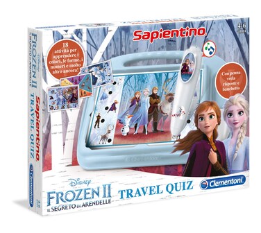 Clementoni Puzzle Game Travel Quiz Frozen 2 Multi-Coloured
