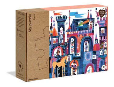 Clementoni-16218-My C'Era Un Castel... -Puzzle Children, Multicoloured, 16218
