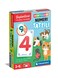 Clementoni - Sapientino Tactile Numbers-Educational Game 3 Years, Montessori Flashcards-Made in Italy, Italian Colour, 16436