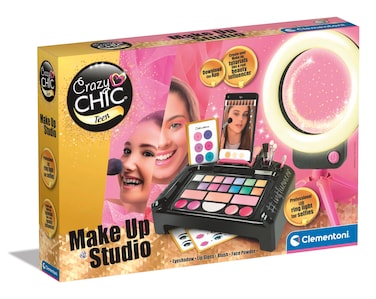 Clementoni - 16653 - Crazy Chic - Beauty Influencer - Makeup For Kids, Toy Make-up, Makeup Kit, Makeup Girls, Toy For Kids 8-12 Years