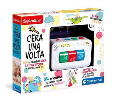 Clementoni Sapientino-C'era UNA Volta Tells Interactive Stories, Multicoloured, 17410, 4-6 Years