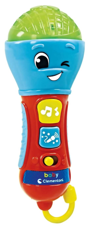 Clementoni Baby Microphone, 10-36 Months, 17481, Multi-Coloured