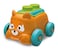 Clementoni Soft Clemmy - Touch and Play Sensory Puppy, Children 6-36 Months, Fox Shaped Binder Basket with 4 Bricks, Early Childhood Game, Develops Manual and Touch, Made in Italy, 17487