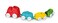 Clementoni Soft Clemmy - Touch And Play Sensory Train, Children 6-36 Months, Train with 4 Wagons and 8 Bricks, Early Childhood Game, Develops Manuality and Tactile Perception, Made in Italy, 17961