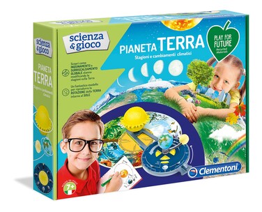 Clementoni 19159 Science and Game Planet Earth, Multicoloured, 34 x 8.5 x 28 cm