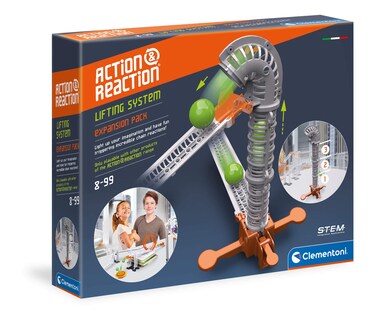 Clementoni 19216, Science Museum Action &amp; Reaction Lifting System Toy for Children and Adults Ages 8 Years Plus