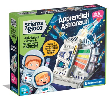 Clementoni 19325 Science Lab-Astronaut Apprentices-Scientific 5 Years, Game on Space, Children's Workshop-Made in Italy, English