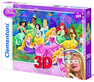 Clementoni 3D Princess Puzzle (104 Piece)