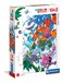 Clementoni 23754, Super Friends Supercolor Maxi Puzzle for Children -104 Pieces, Ages 4 Years Plus