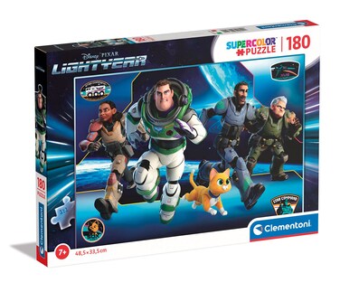 Clementoni - 29312 - Supercolor Puzzle Disney Pixar Buzz Lightyear - 180 Pieces - Jigsaw Puzzle for Kids Age 7