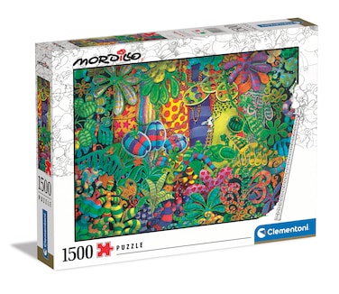 Clementoni - 31657 - Puzzle Mordillo - Jigsaw Puzzle 1500 Pieces, Jigsaw Puzzle for Adults - Made in Italy
