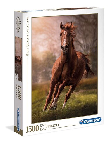 Clementoni 31811 31811- Jigsaw Puzzle The Horse-1500 Pieces, Multi-Coloured
