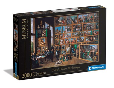 Clementoni - 32576 - Museum Collection - Teniers, "Archduke Leopold Wilhelm" - 2000 Pieces - Adult Puzzle, Art, Puzzle Famous Paintings, Made in Italy
