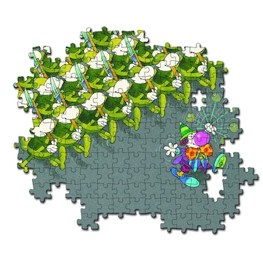 Clementoni - 35078 - Mordillo Puzzle - The March - 500 Pieces - Made in Italy - Jigsaw Puzzles for Adult