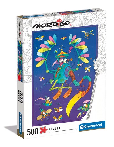 Clementoni - Mordillo Mordillo-500 Pieces-Puzzle, Entertainment for Adults-Made in Italy, 35133