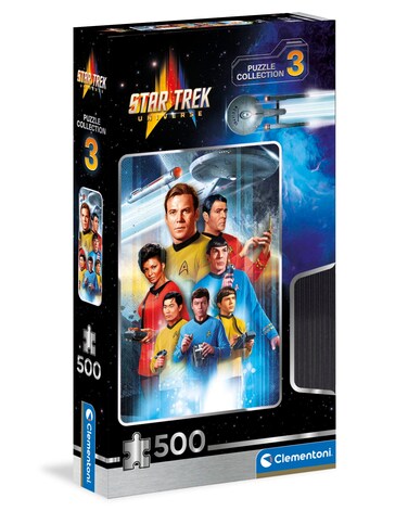 Clementoni - Star Trek - Cult Movie - Collection Puzzle of 500 Pieces - Patience and Thinking Game - Portrait Size - Net Image - 49 x 36 Cm - Ages 14+