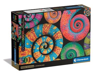 Clementoni 35529 Jigsaw Colorboom Collection-Curly Tails 500 Pieces-Poster Included, Puzzle for Adults 14-99 Years, Gift for Men/Women, Gradient, Made in Italy, Multicolor