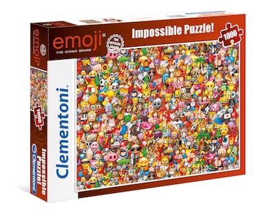 Clementoni 39388 "Impossible Emoji Puzzle Puzzle for Children and Adults -1000-Pieces, Multicolor