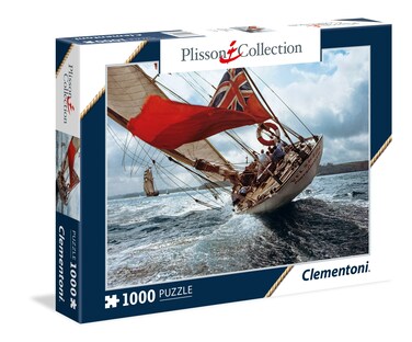 Clementoni J-Class Yacht Velsheda Photographed by Philip Plisson, 1000 Piece Jigsaw Puzzle Made by