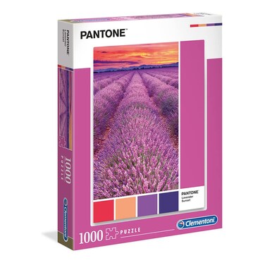 Clementoni 39493 Pantone Universe 39493-Pantone Jigsaw Puzzle 1000 Pieces Purple, Multi-Coloured